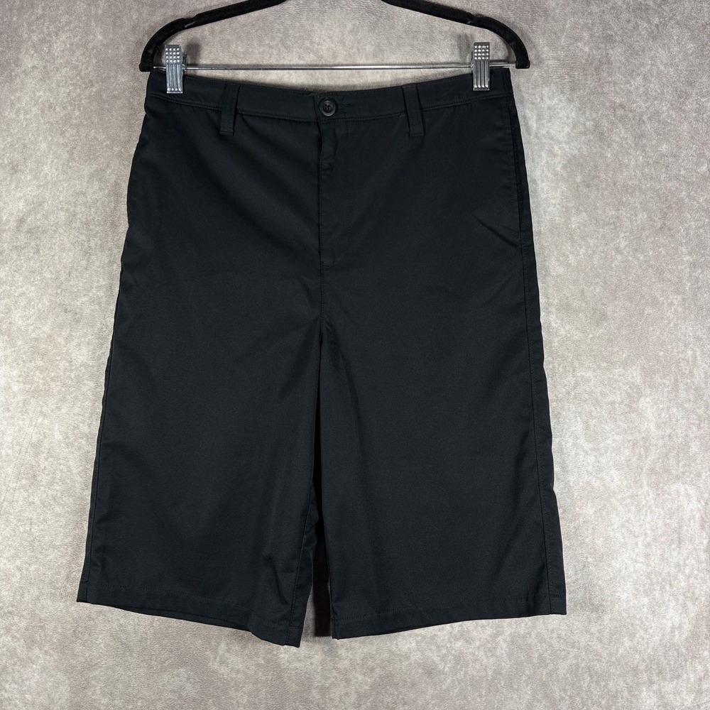 Under Armour Shorts Boys 20 Black Loose Golf Performance Activewear Athletic Gym